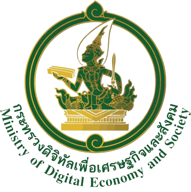 Logo of กระทรวงดิจิทัลเพื่อเศรษฐกิจและสังคม